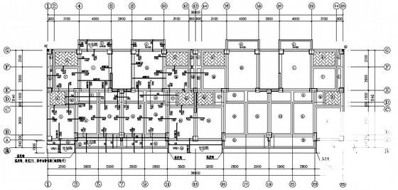 8层底框-抗震墙砌体结构商住楼结构CAD施工图纸(坡屋面) - 4