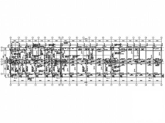 6层底框烧结多孔砖砌体结构住宅结构CAD施工图纸（带阁楼）(基础设计等级) - 2