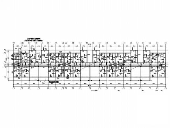 6层底框烧结多孔砖砌体结构住宅结构CAD施工图纸（带阁楼）(基础设计等级) - 4