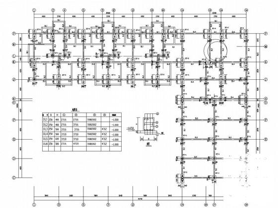 6层框架结构住宅楼结构CAD施工图纸（建筑图纸） - 2