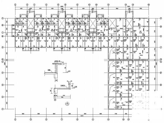 6层框架结构住宅楼结构CAD施工图纸（建筑图纸） - 4
