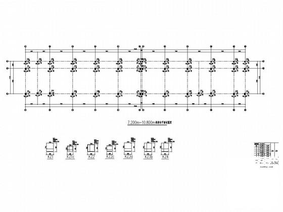 6层框架结构学生宿舍结构CAD施工图纸（预应力管桩）(基础设计等级) - 4