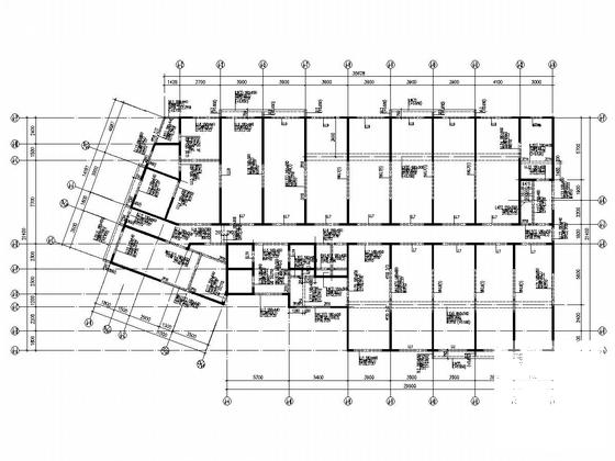 33层剪力墙结构商住楼结构CAD施工图纸(裙房、地下室) - 3