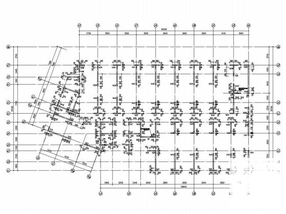 33层剪力墙结构商住楼结构CAD施工图纸(裙房、地下室) - 4