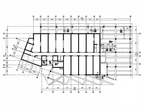 33层剪力墙结构商住楼结构CAD施工图纸(裙房、地下室) - 5