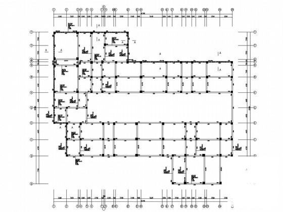 10层框架结构职工安置房结构CAD施工图纸（3栋）(基础采用桩基础) - 4