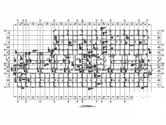 11层框架剪力墙结构综合楼结构CAD施工图纸 - 3
