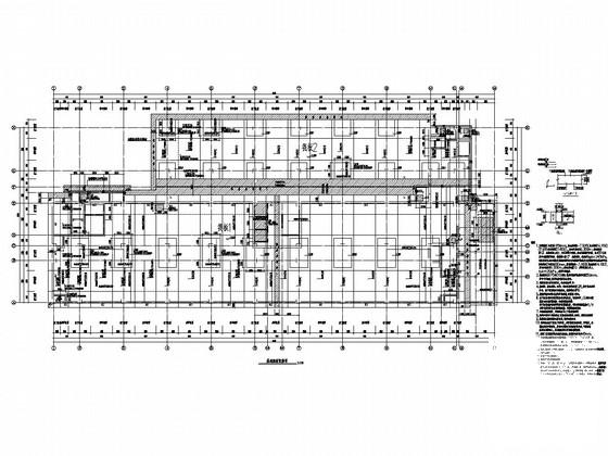 11层框架剪力墙结构综合楼结构CAD施工图纸 - 5