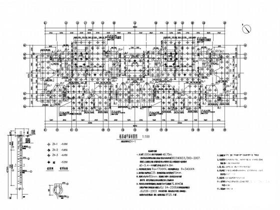 28层剪力墙高层住宅楼结构CAD施工图纸(基础设计等级) - 2