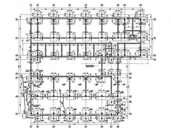 3层框架结构资源植物研究实验楼结构CAD施工图纸 - 3