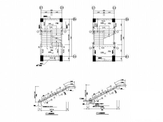 3层框架结构资源植物研究实验楼结构CAD施工图纸 - 4