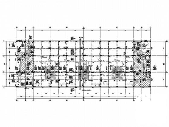 8层框架结构服务中心结构CAD施工图纸（裙房）(楼梯配筋图) - 4