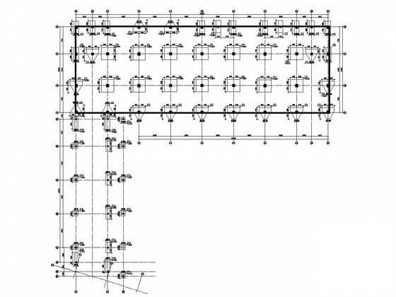 8层框架结构服务中心结构CAD施工图纸（裙房）(楼梯配筋图) - 5