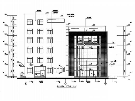 5层民族中医院建筑施工CAD图纸（中医特色楼）(门窗大样) - 3