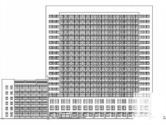 三甲医院20层住院楼建筑施工CAD图纸(卫生间详图) - 1