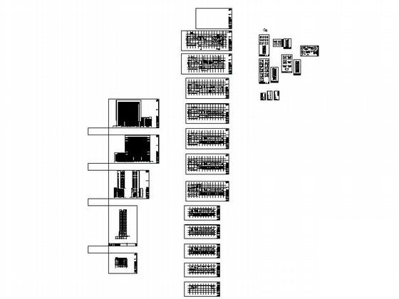 三甲医院20层住院楼建筑施工CAD图纸(卫生间详图) - 2