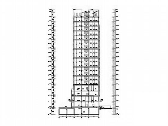 三甲医院20层住院楼建筑施工CAD图纸(卫生间详图) - 4
