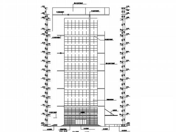 13层现代风格县级人民医院建筑设计CAD施工图纸(消防报警系统) - 2