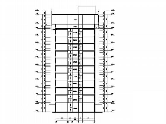 13层现代风格县级人民医院建筑设计CAD施工图纸(消防报警系统) - 3