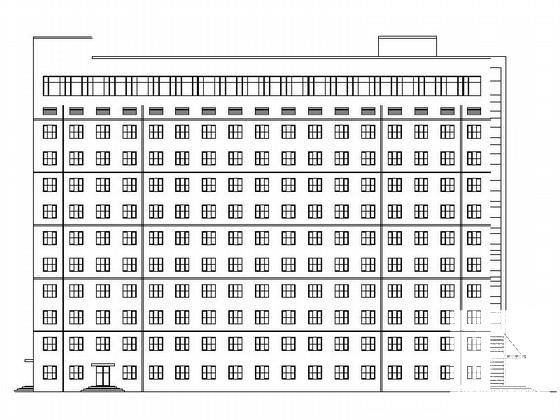 13层现代风格县级人民医院建筑设计CAD施工图纸(消防报警系统) - 5