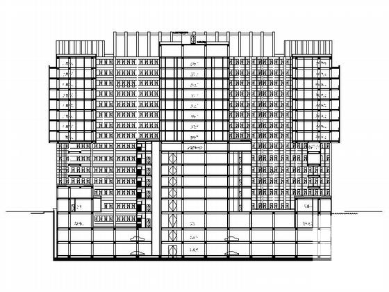 15层中医院门诊楼CAD施工图纸设计文本 - 4
