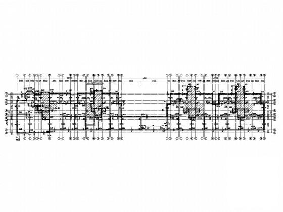 地下2层剪力墙结构地下室结构CAD施工图纸（6度抗震）(现浇钢筋混凝土) - 3