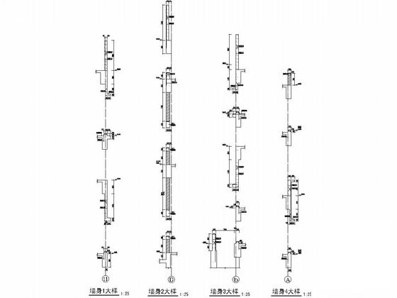 23层框架剪力墙结构商业楼结构CAD施工图纸 - 2