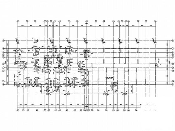 17层桩基础剪力墙结构商住楼结构CAD施工图纸 - 1