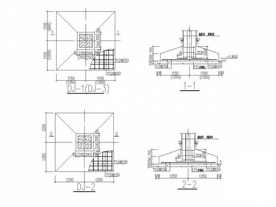 17层桩基础剪力墙结构商住楼结构CAD施工图纸 - 2