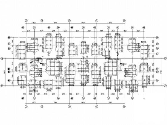 17层剪力墙结构住宅楼结构CAD施工图纸（桩基础） - 1