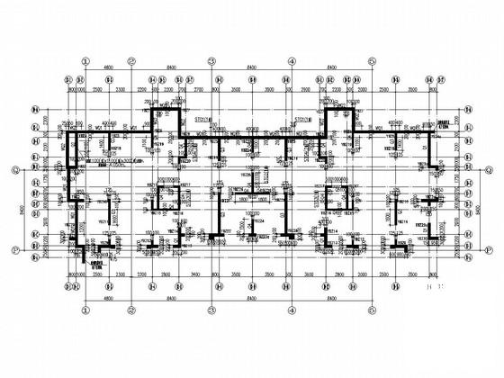 17层剪力墙结构住宅楼结构CAD施工图纸（桩基础） - 2