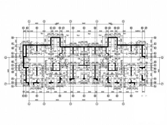 17层剪力墙结构住宅楼结构CAD施工图纸（桩基础） - 4