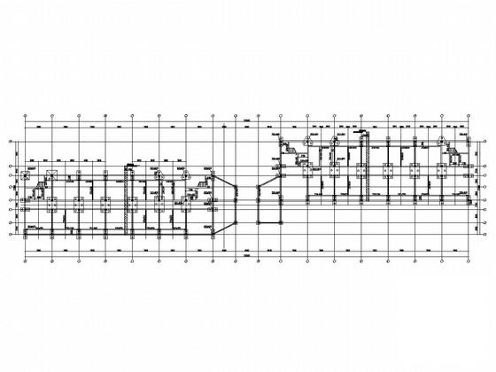 5层框架结构实验楼结构CAD施工图纸（桩基础）(预应力混凝土管桩) - 2