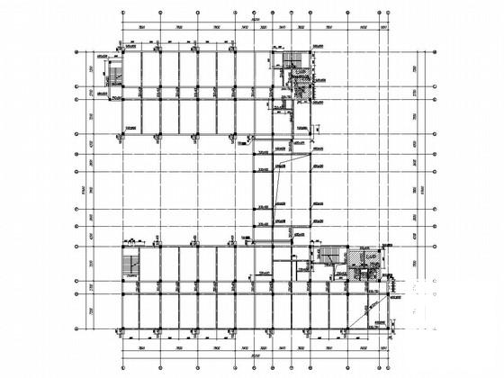 5层框架结构数学系实验楼结构CAD施工图纸(柱下独立基础) - 2