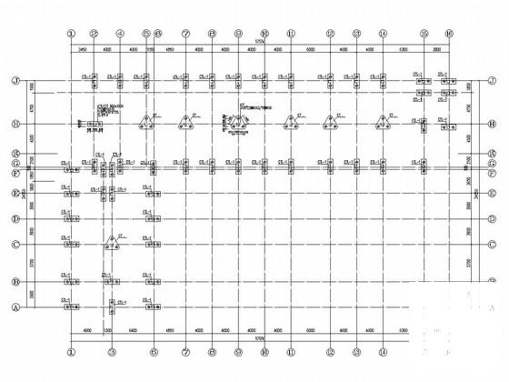 3层框架结构幼儿园结构CAD施工图纸 - 1
