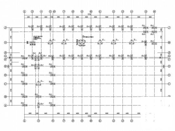 3层框架结构幼儿园结构CAD施工图纸 - 1