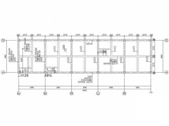 单层框架结构小厨房结构CAD施工图纸（7度设防） - 4