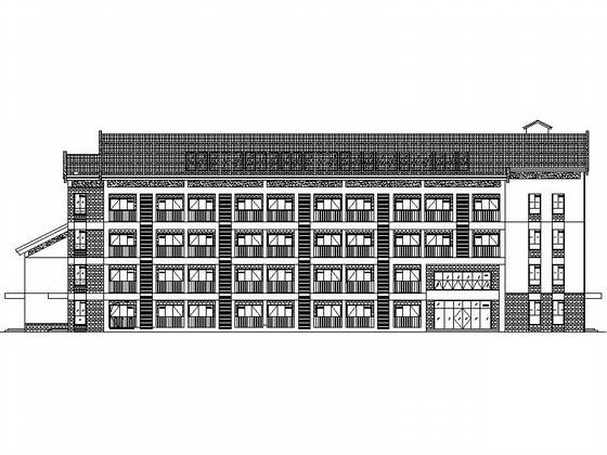 4层福利院建筑施工CAD图纸(卫生间详图) - 1