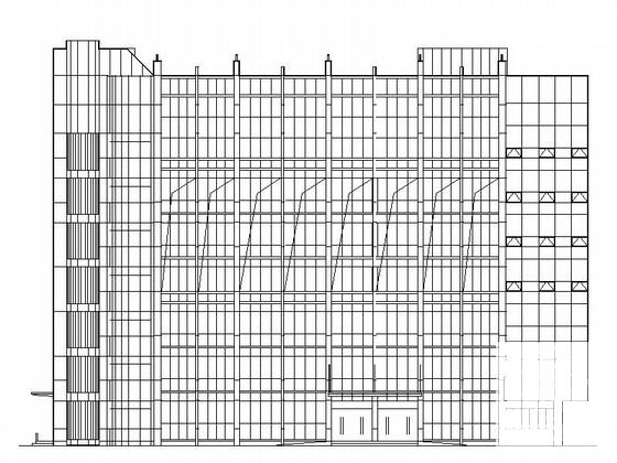 医院7层急诊楼建筑施工CAD图纸(总平面图) - 4