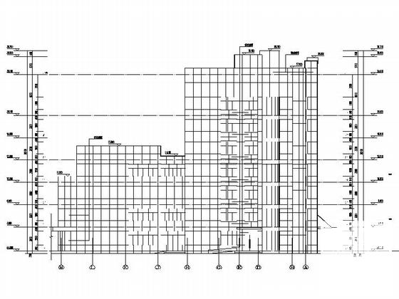 医院7层急诊楼建筑施工CAD图纸(总平面图) - 5