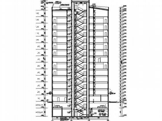 14层中医院门诊综合楼建筑施工CAD图纸(公共卫生间) - 1