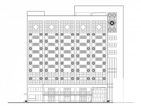 11层高层中医院建筑施工CAD图纸(总平面图) - 5