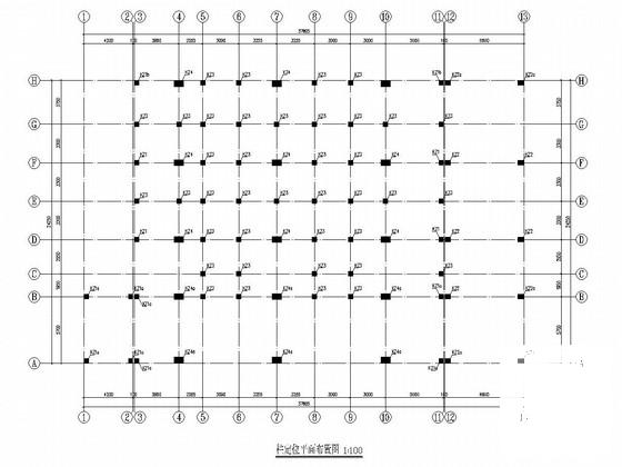 21米框架结构锅炉房结构CAD施工图纸（桩基础） - 4