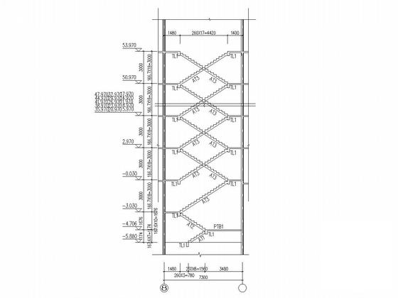 18层剪力墙结构公寓楼结构CAD施工图纸 - 5