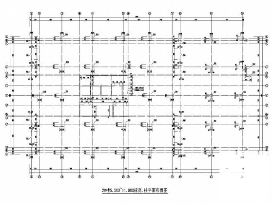 2栋18层框剪结构商业写字楼结构CAD施工图纸 - 3