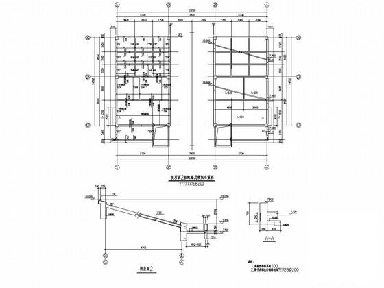 两层框架结构休闲别墅结构CAD施工图纸（建筑图纸） - 4