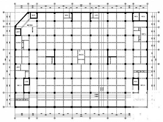 12层框剪结构商场结构CAD施工图纸(局部13层) - 3