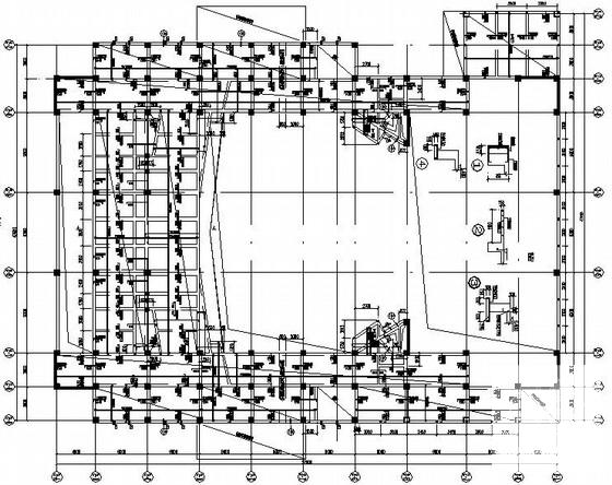 3层框架结构中学礼堂结构CAD施工图纸（6度抗震） - 4