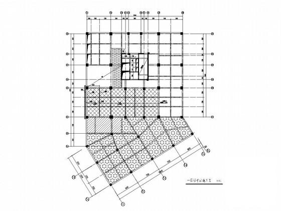 22层框架剪力墙结构商贸城结构CAD施工图纸 - 3