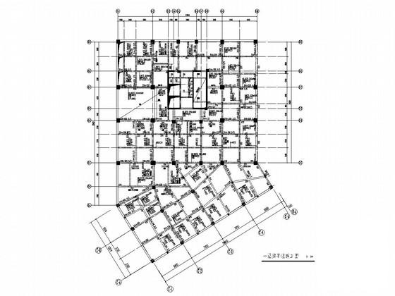 22层框架剪力墙结构商贸城结构CAD施工图纸 - 4